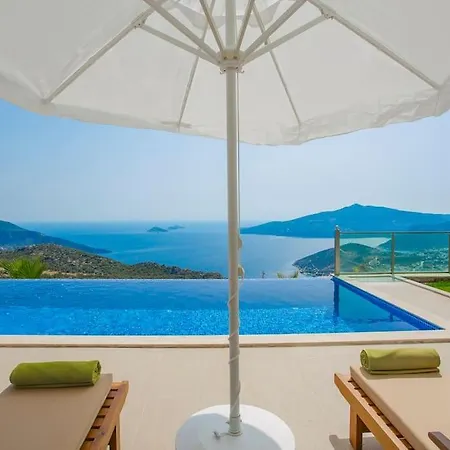 فيلة Kas'ta Deniz Manzarali, Luks Villa-awz198 كالكان