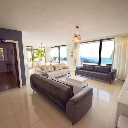 Kas'ta Deniz Manzarali, Luks Villa-awz198 فيلة
